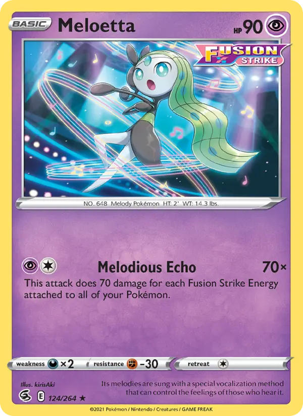 Meloetta, Fusion Strike #124