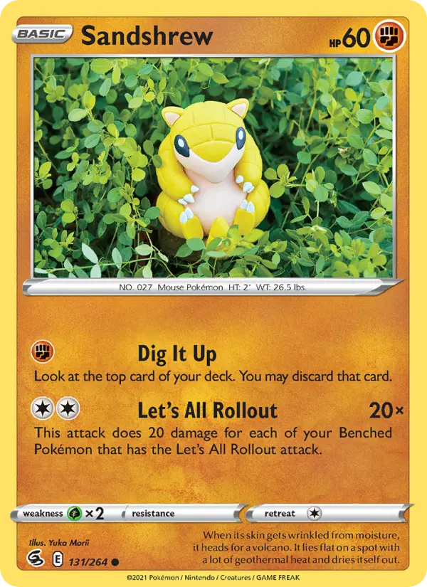 Sandshrew, Fusion Strike #131