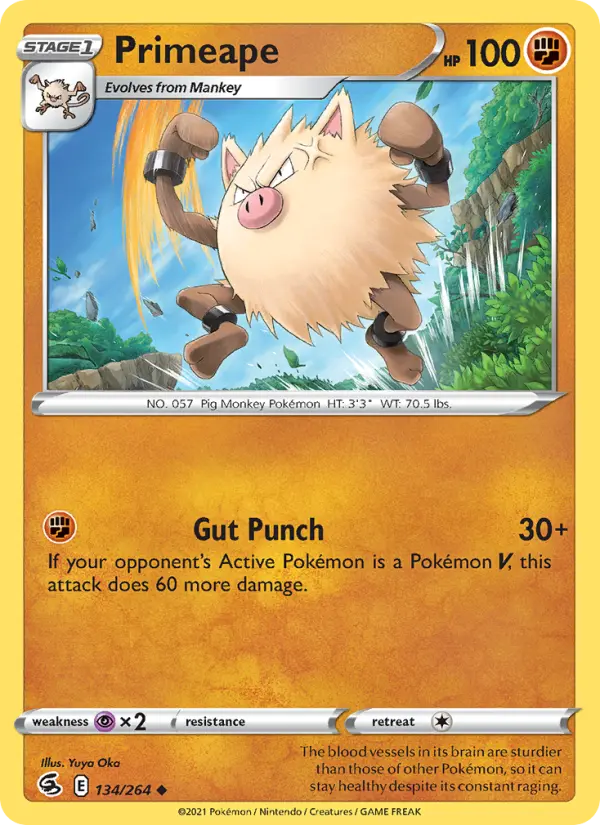 Primeape, Fusion Strike #134