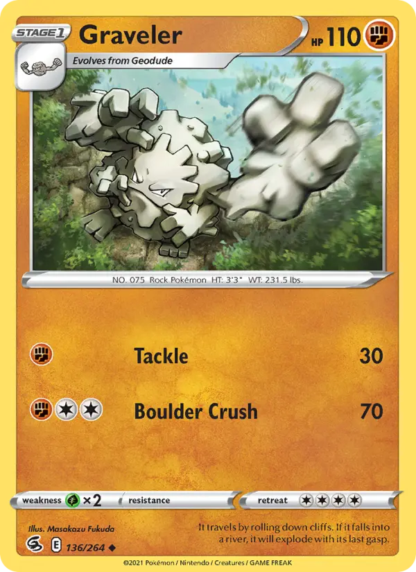 Graveler, Fusion Strike #136