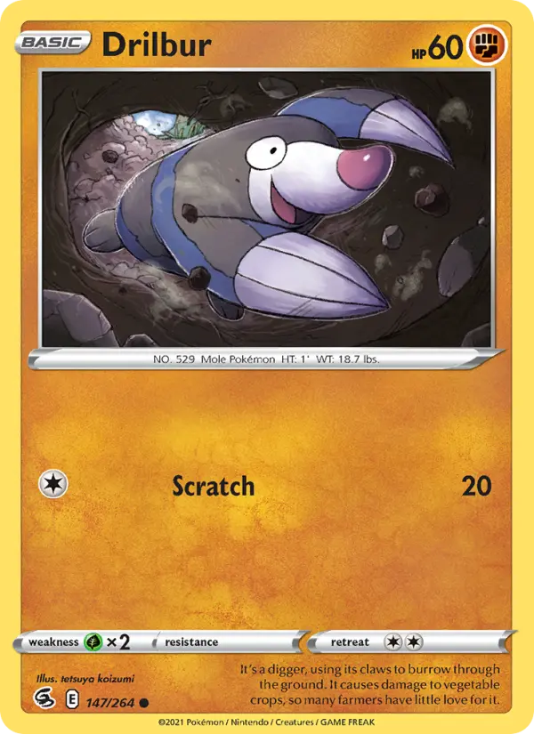 Drilbur, Fusion Strike #147