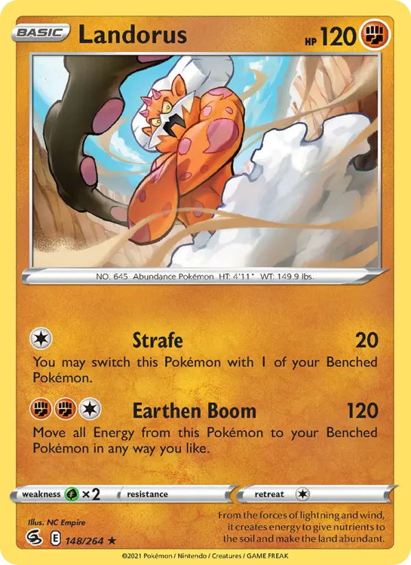 Landorus, Fusion Strike #148