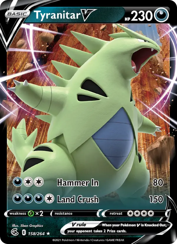 Tyranitar V, Fusion Strike #158
