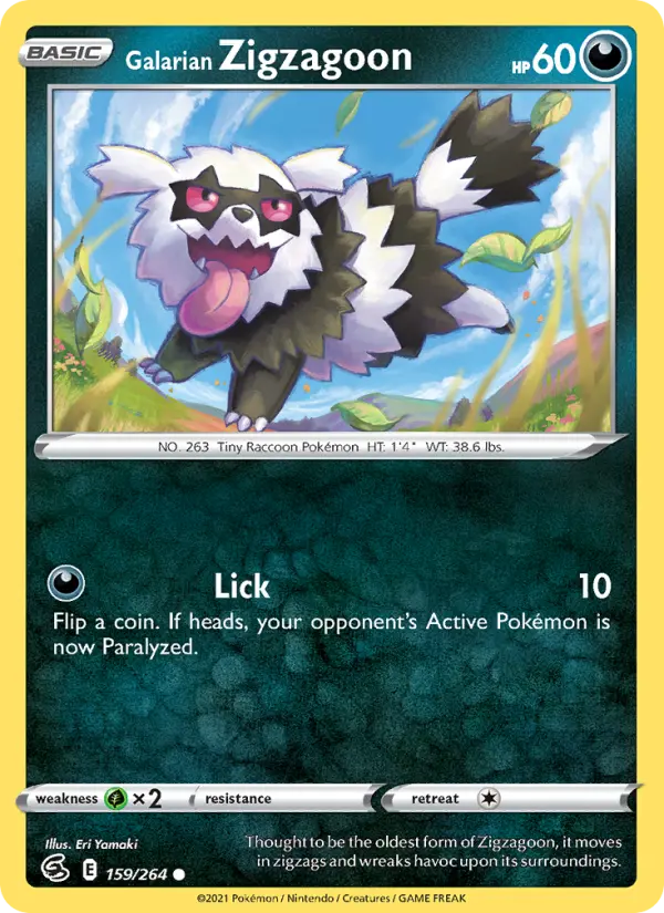 Galarian Zigzagoon, Fusion Strike #159