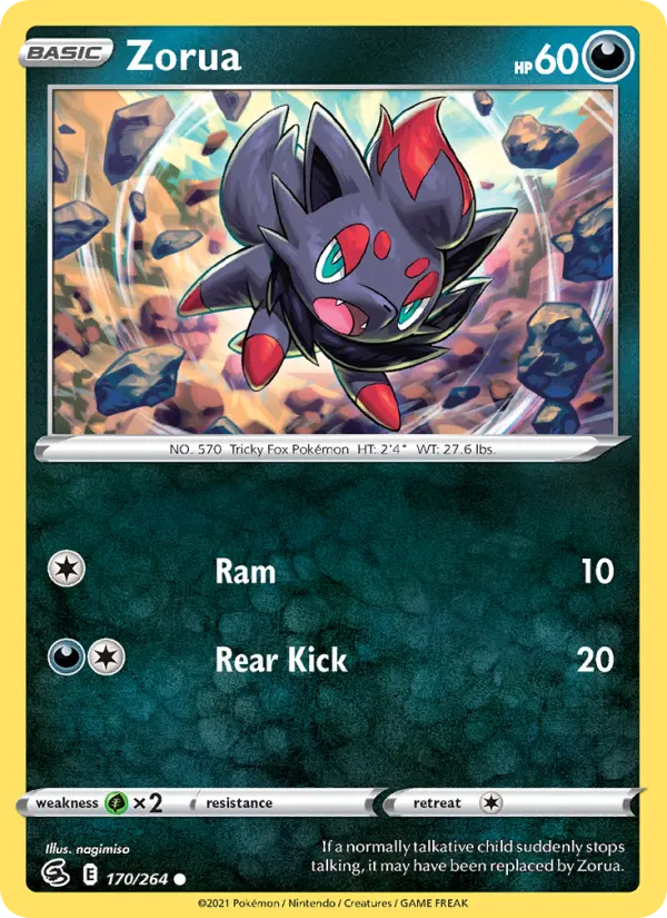 Zorua, Fusion Strike #170