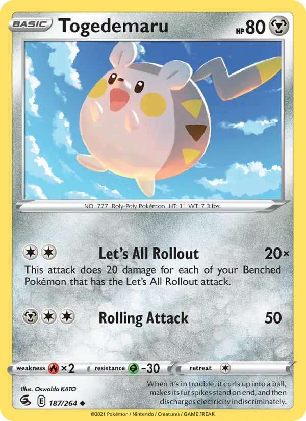 Togedemaru, Fusion Strike #187