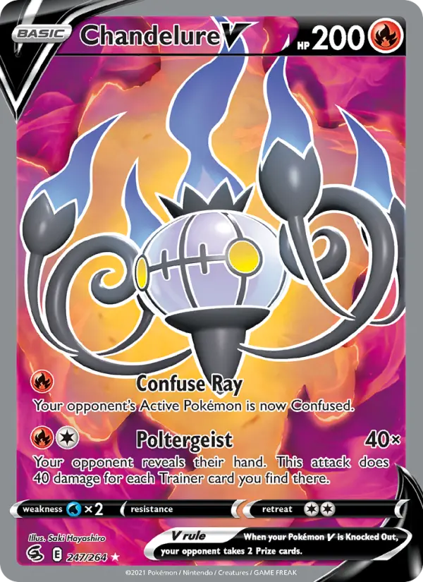 Chandelure V, Fusion Strike #247