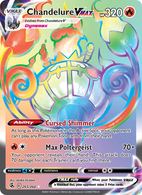 Chandelure VMAX, Fusion Strike #265