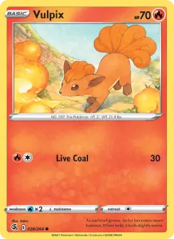 Vulpix, Fusion Strike #28/264