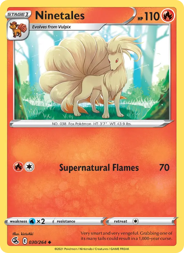 Ninetales, Fusion Strike #30