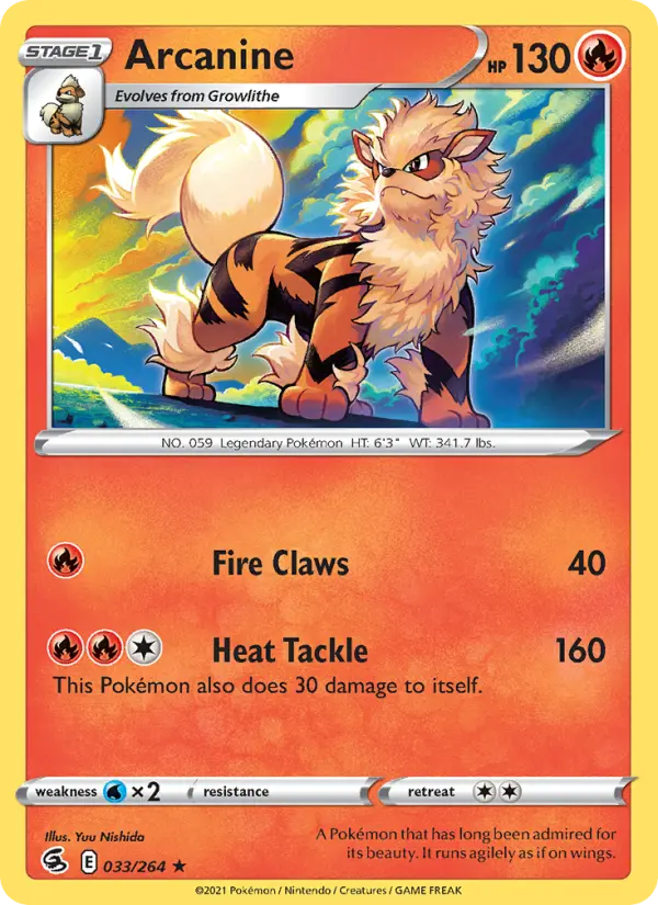 Arcanine, Fusion Strike #33