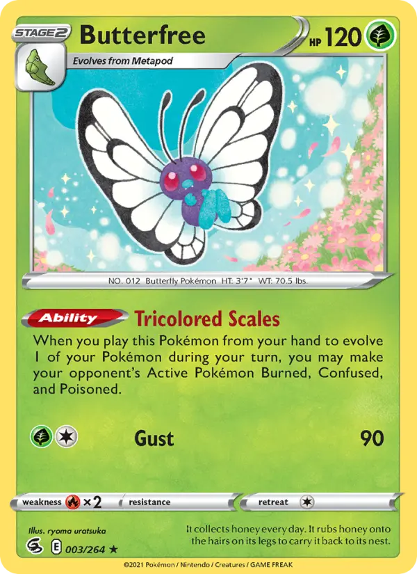 Butterfree, Fusion Strike #3
