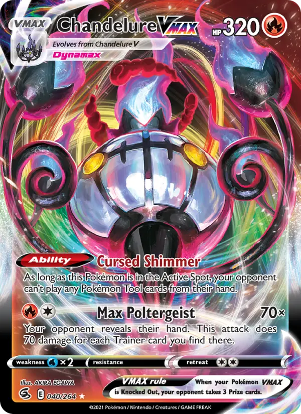 Chandelure VMAX, Fusion Strike #40