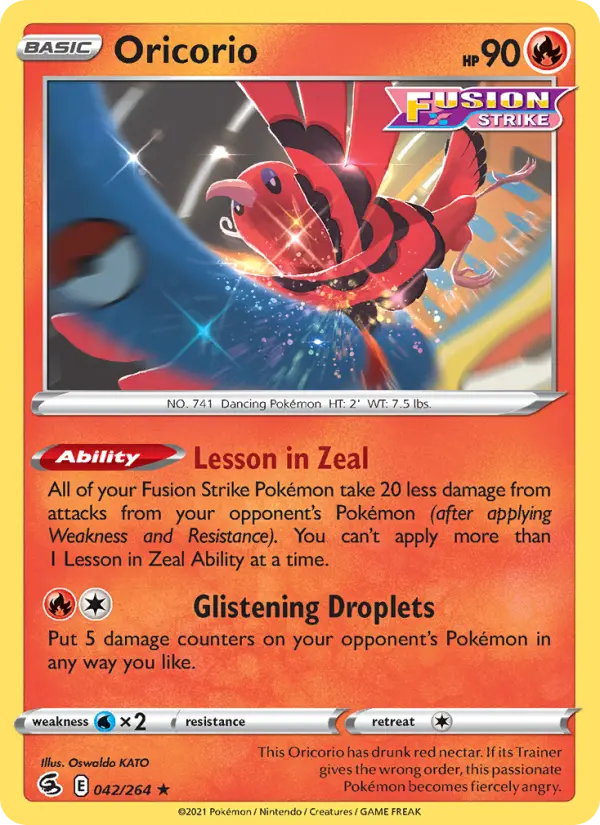 Oricorio, Fusion Strike #42
