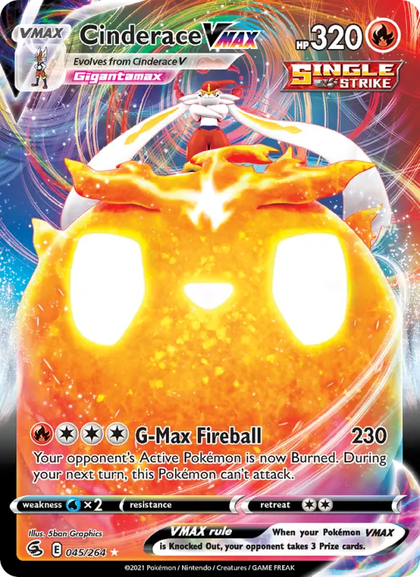 Cinderace VMAX, Fusion Strike #45