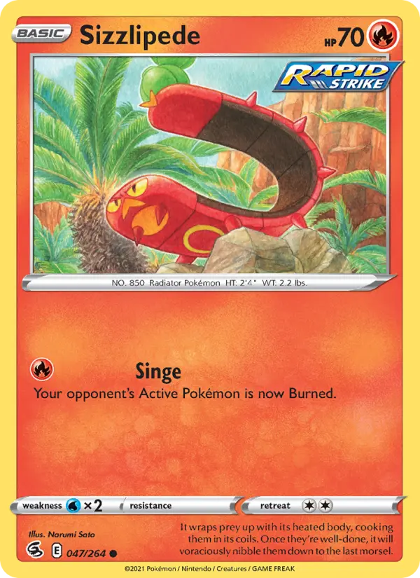 Sizzlipede, Fusion Strike #47