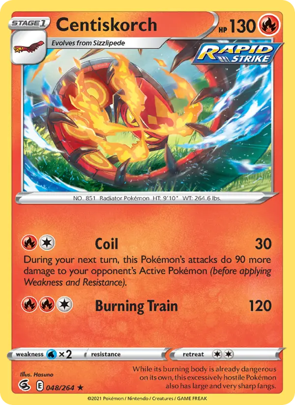 Centiskorch, Fusion Strike #48