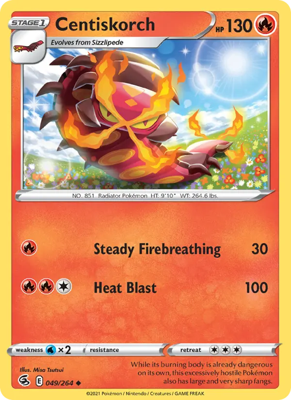 Centiskorch, Fusion Strike #49