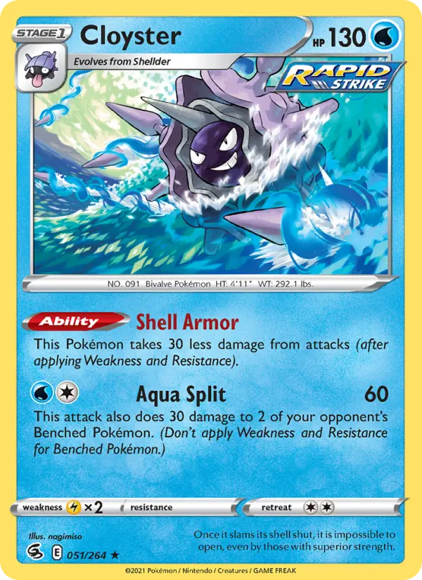 Cloyster, Fusion Strike #51