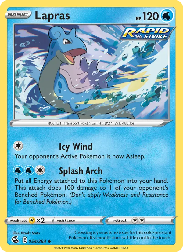Lapras, Fusion Strike #54