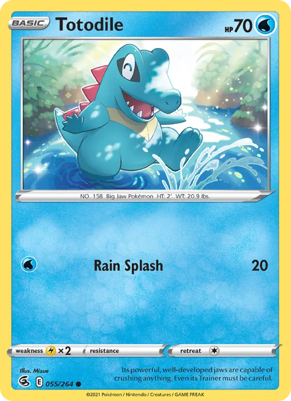 Totodile, Fusion Strike #55