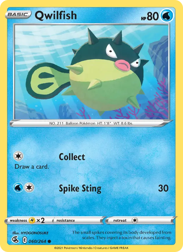 Qwilfish, Fusion Strike #60