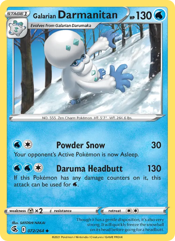 Galarian Darmanitan, Fusion Strike #72