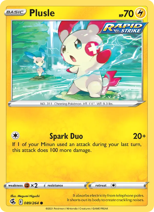 Plusle, Fusion Strike #89