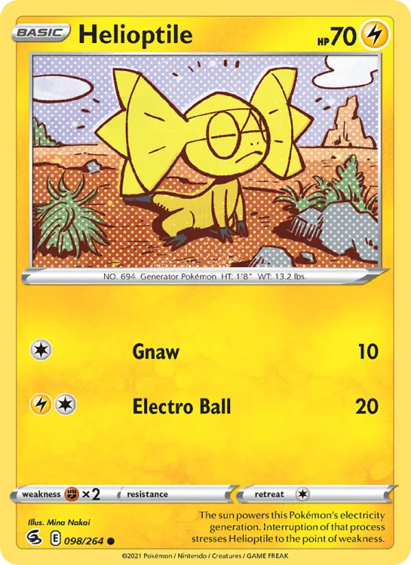 Helioptile, Fusion Strike #98