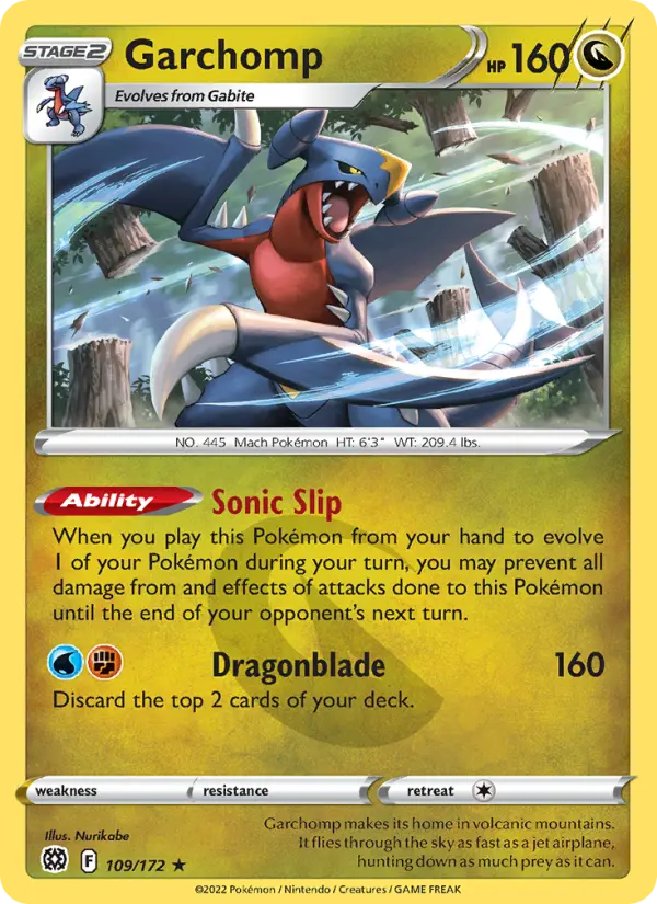 Garchomp, Brilliant Stars #109
