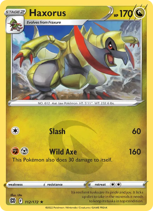 Haxorus, Brilliant Stars #112