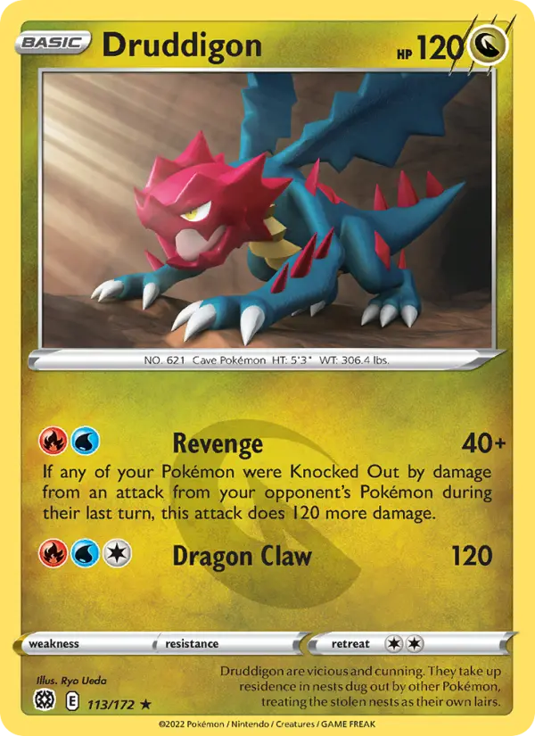 Druddigon, Brilliant Stars #113