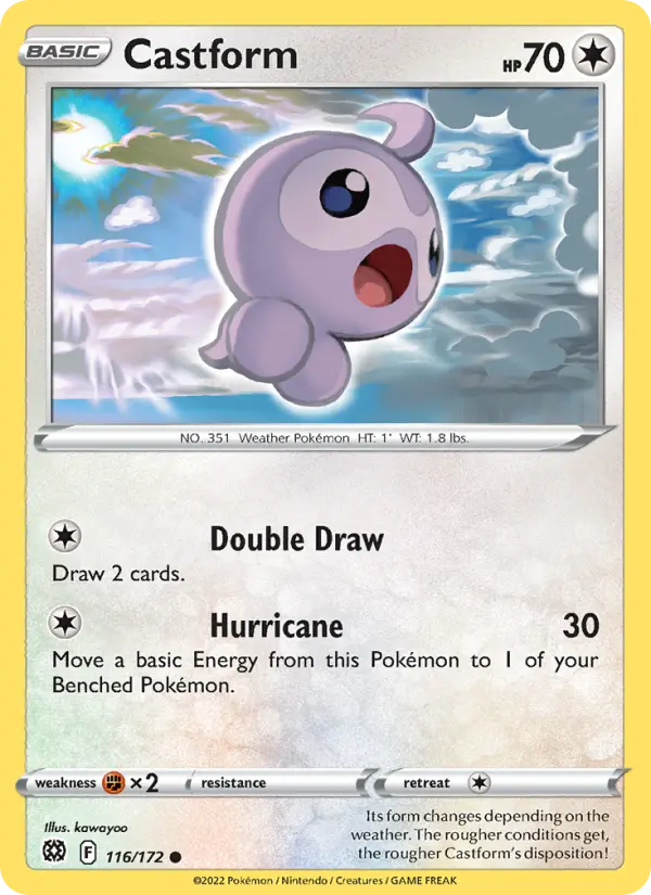 Castform, Brilliant Stars #116