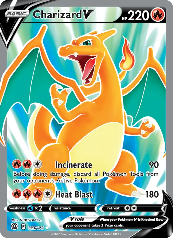 Charizard V, Brilliant Stars #153