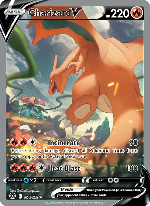 Charizard V, Brilliant Stars #154