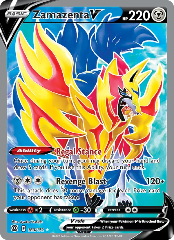 Zamazenta V, Brilliant Stars #163