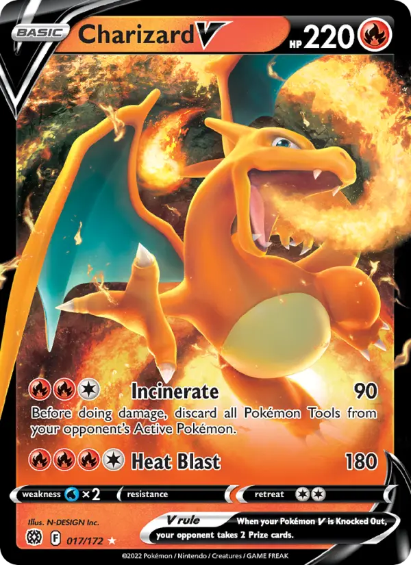 Charizard V, Brilliant Stars #17