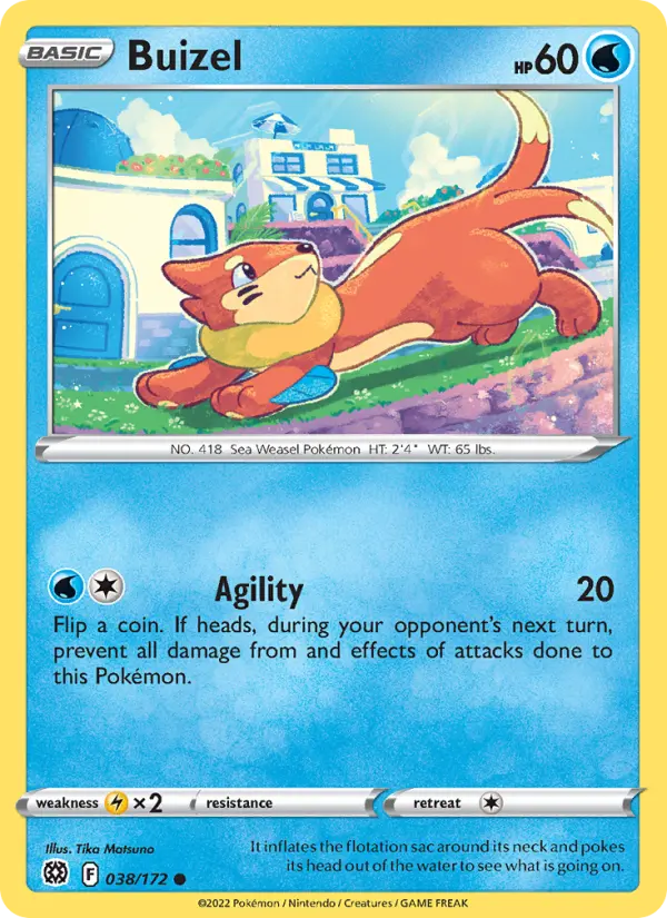 Buizel, Brilliant Stars #38