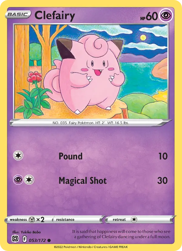 Clefairy, Brilliant Stars #53