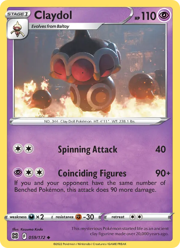 Claydol, Brilliant Stars #59