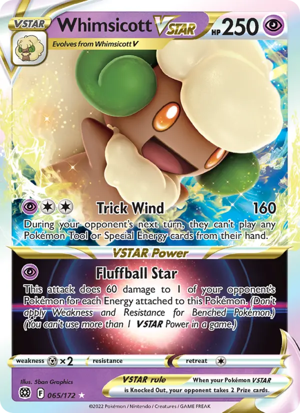 Whimsicott VSTAR, Brilliant Stars #65