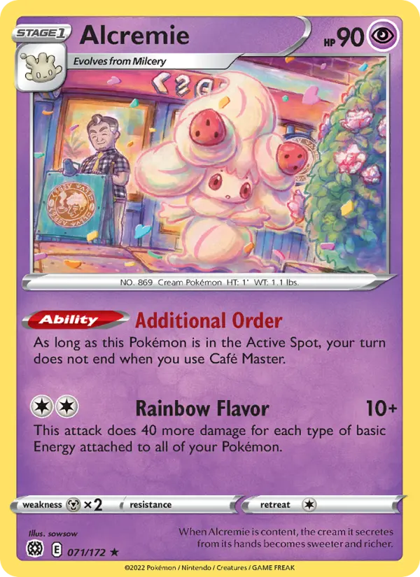 Alcremie, Brilliant Stars #71