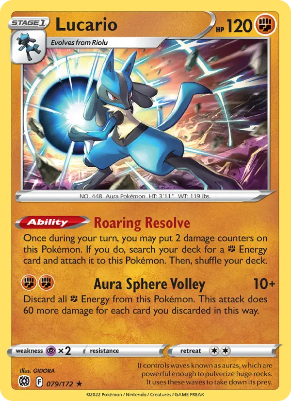 Lucario, Brilliant Stars #79