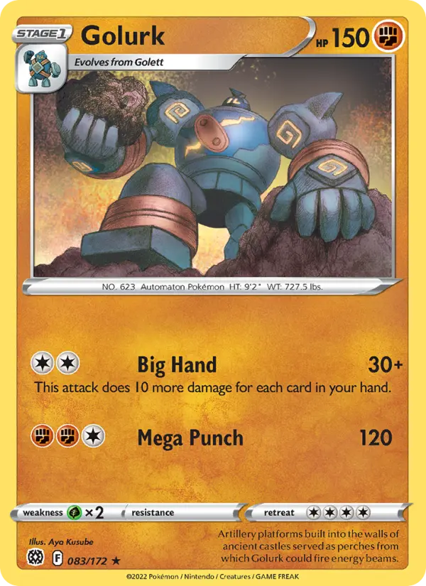Golurk, Brilliant Stars #83
