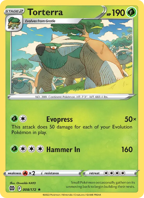 Torterra, Brilliant Stars #8