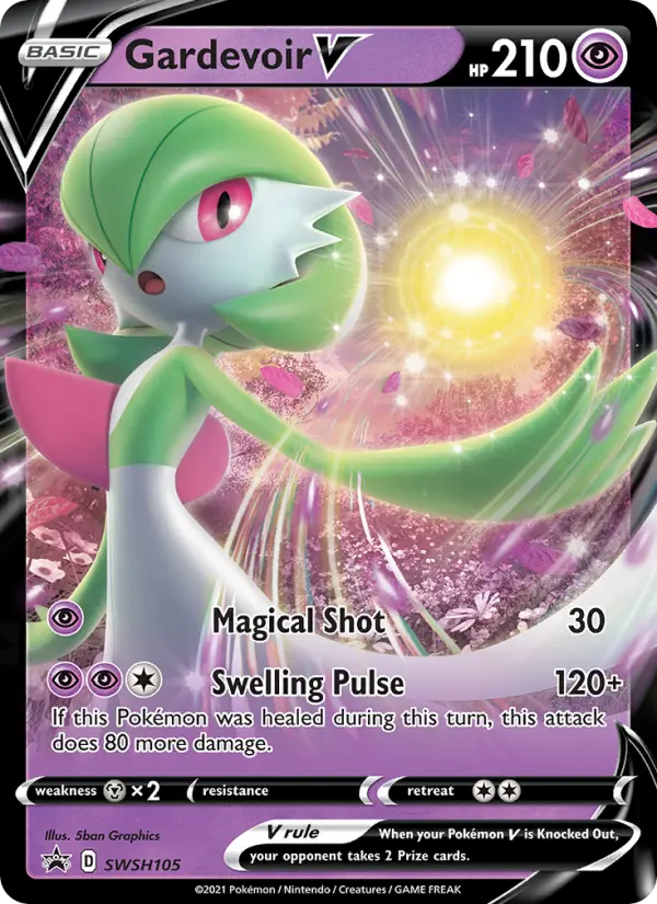 Gardevoir V, SWSH Black Star Promos #SWSH105