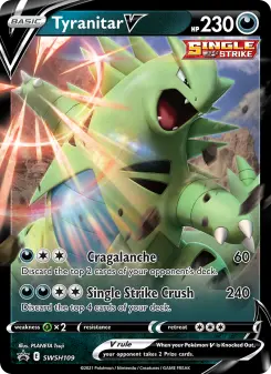 Tyranitar V, SWSH Black Star Promos #SWSH109