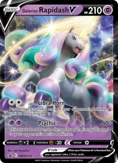 Galarian Rapidash V, SWSH Black Star Promos #SWSH111