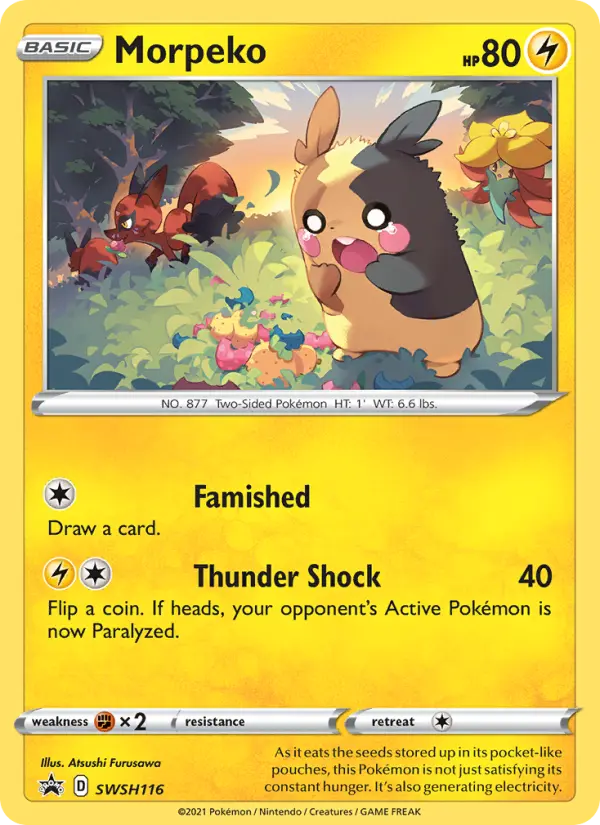 Morpeko, SWSH Black Star Promos #SWSH116