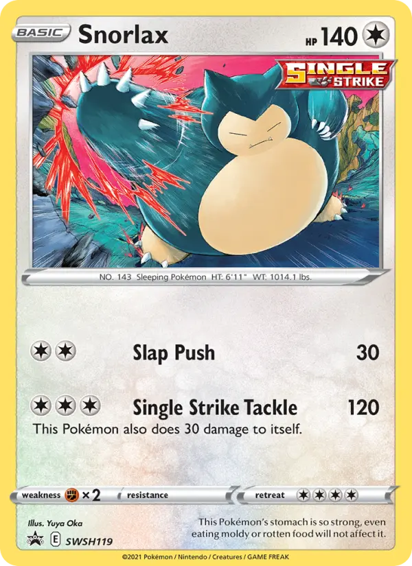 Snorlax, SWSH Black Star Promos #SWSH119